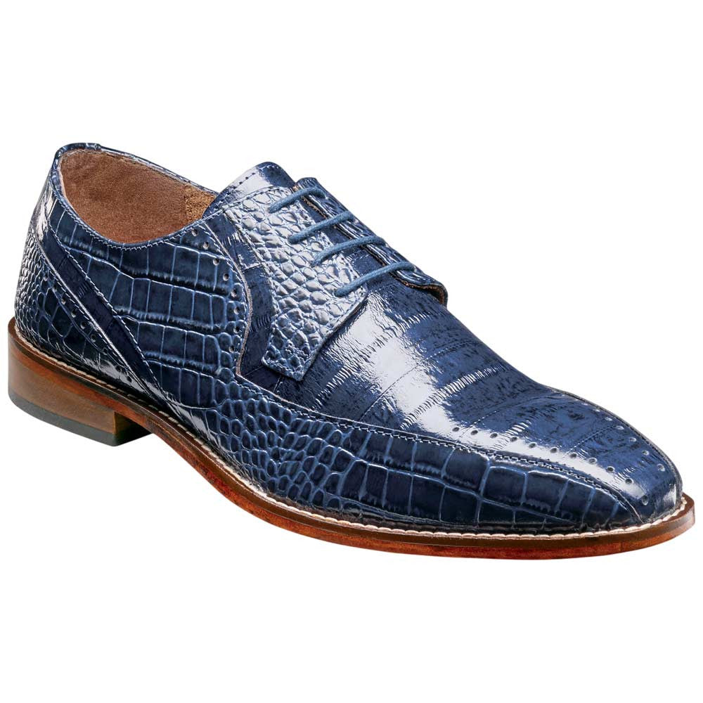 Stacy Adams Talamanco Bike Toe Oxford - Blue