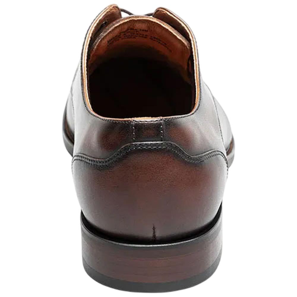 Florsheim Sorrento Lux Plain Toe Oxford - Brown Leather Dress Shoe