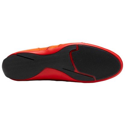 Marco Di Milano Portofino Ostrich Leg & Calf Sneaker - Orange