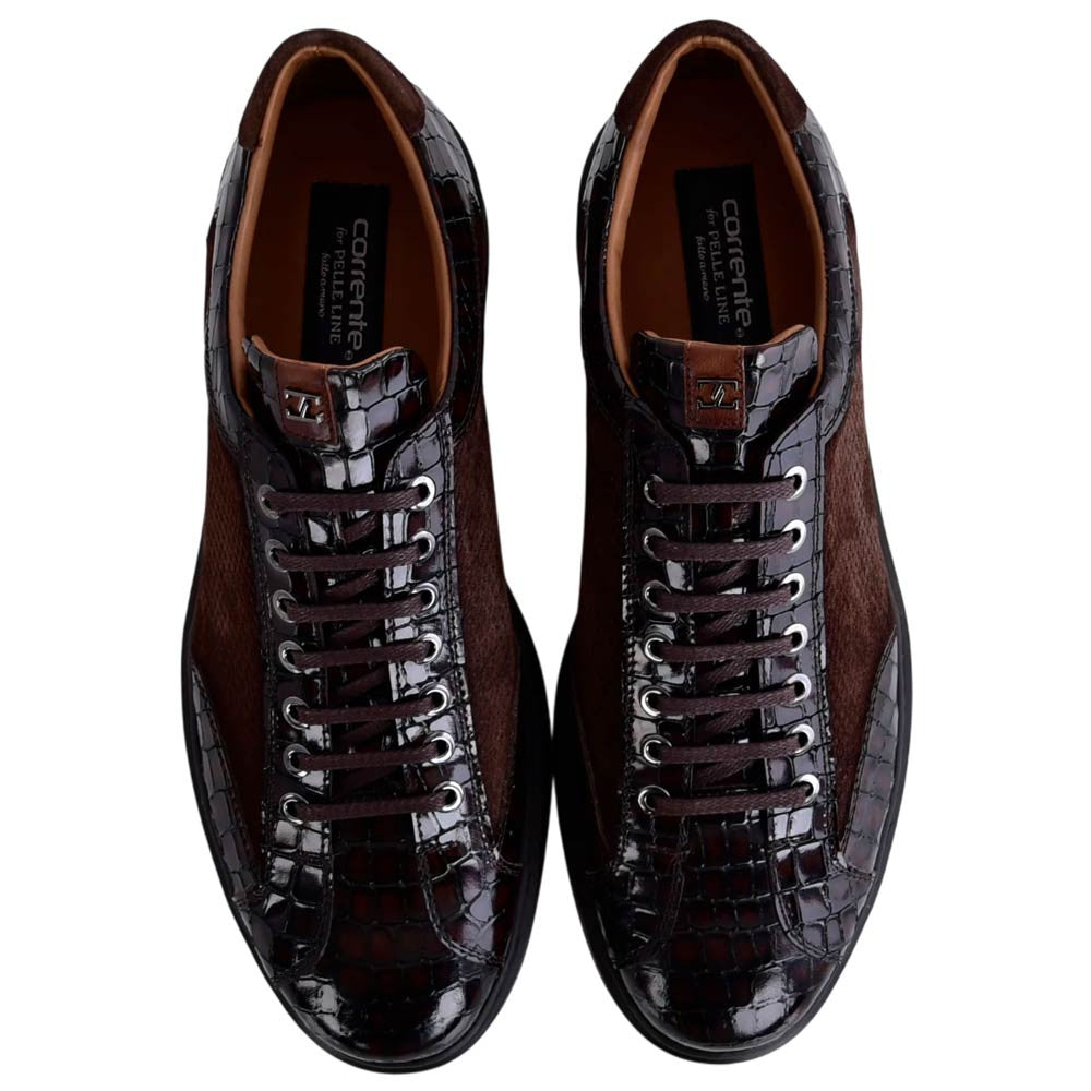 Corrente Men's Fashion Sneaker - Brown