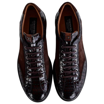 Corrente Men's Fashion Sneaker - Brown