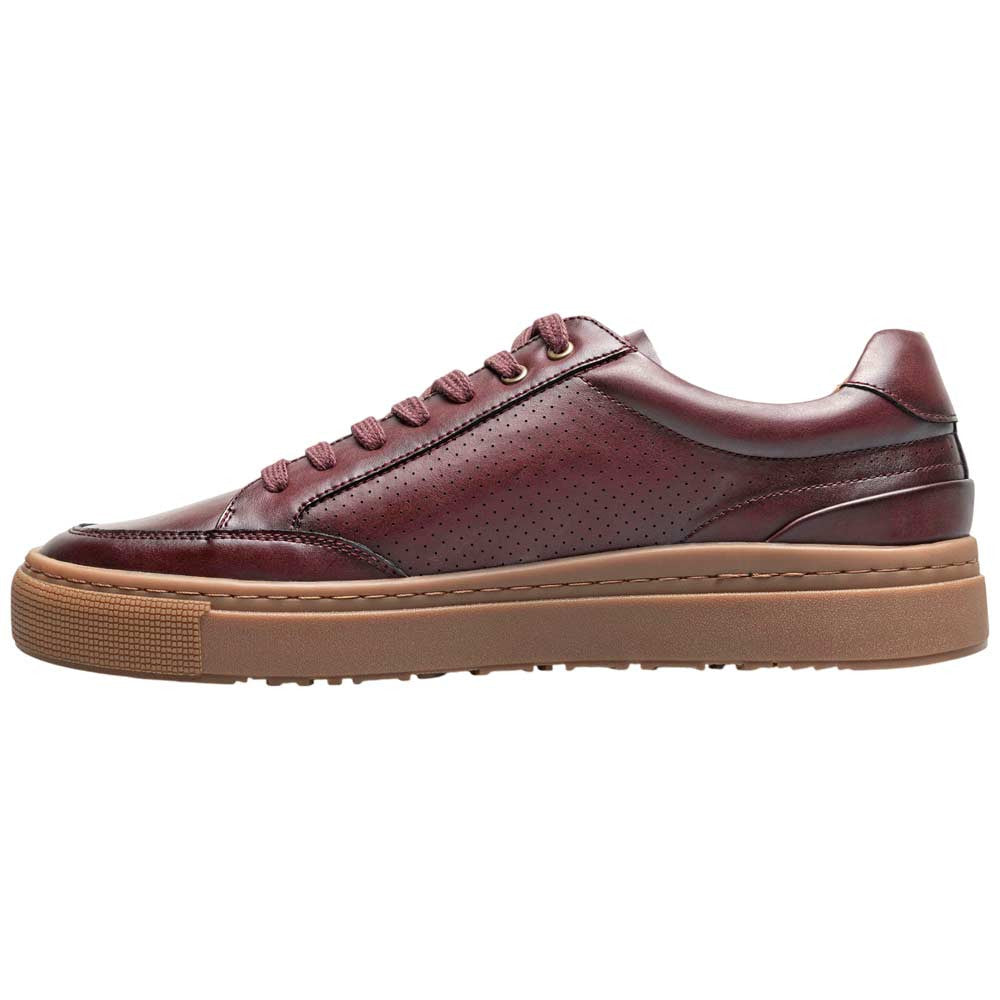 Stacy Adams Dorian Lace To Toe Sneaker - Bordeaux