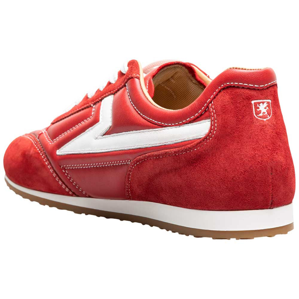 Stacy Adams Action 150 Sporty Lace-Up Sneaker - Red