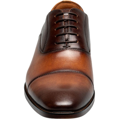 Florsheim Sorrento Cognac Multi Lux Cap Toe Balmoral Oxford Men's Shoes