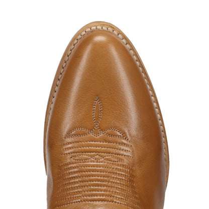 Dan Post Rio Grande Camel Leather Medium Round Toe Western Cowboy Boots