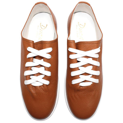 DUCA Max Men's Camel Italian Calf Leather Sneakers