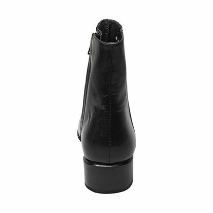 Florsheim Duke Zipper Black Bike Toe Boots