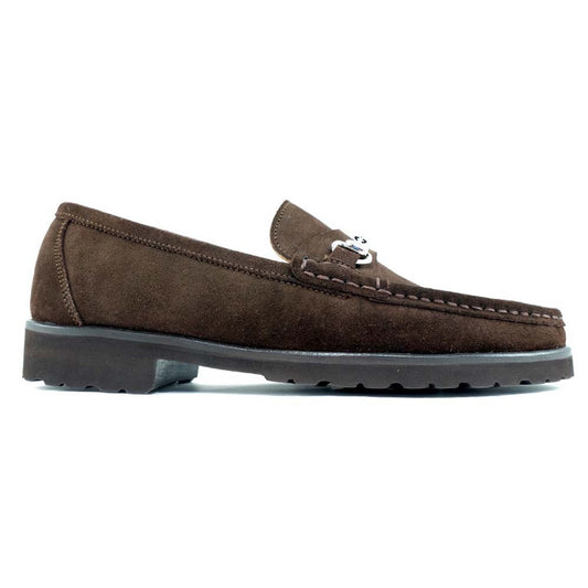 Alan Payne Wharton Brown Suede Bit Loafers