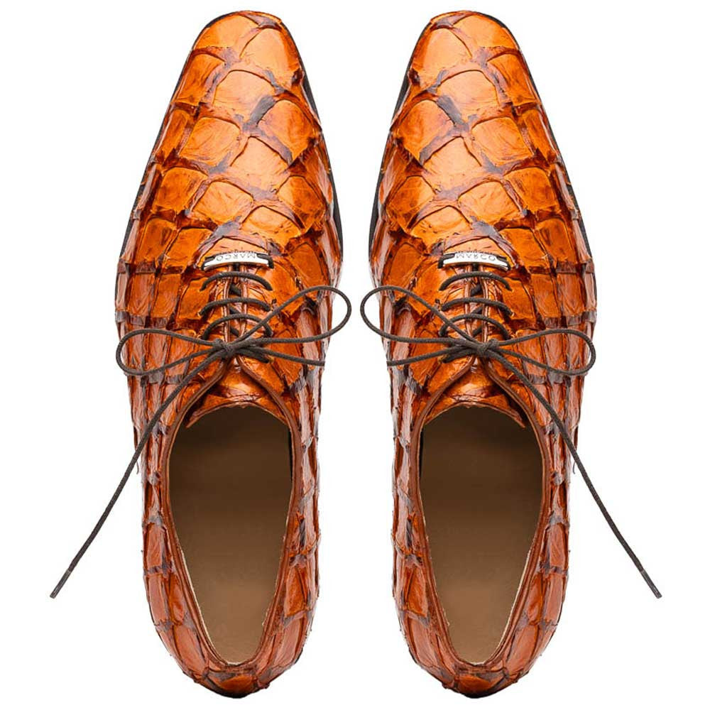Oliveri Men’s Genuine Pirarucu Skin Classic Dress Oxford | Marco Di Milano
