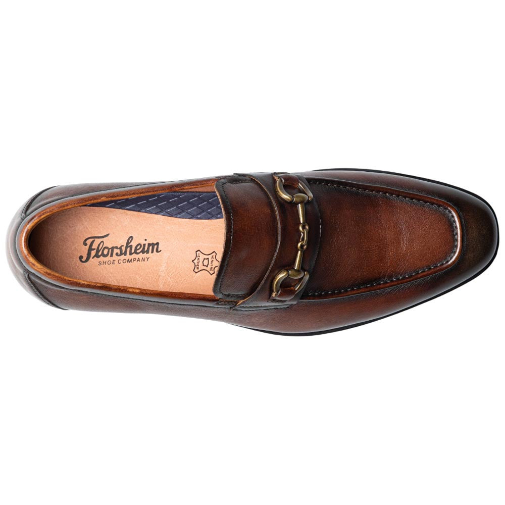 Florsheim Zaffiro Brown Moc Toe Bit Loafer II for Men