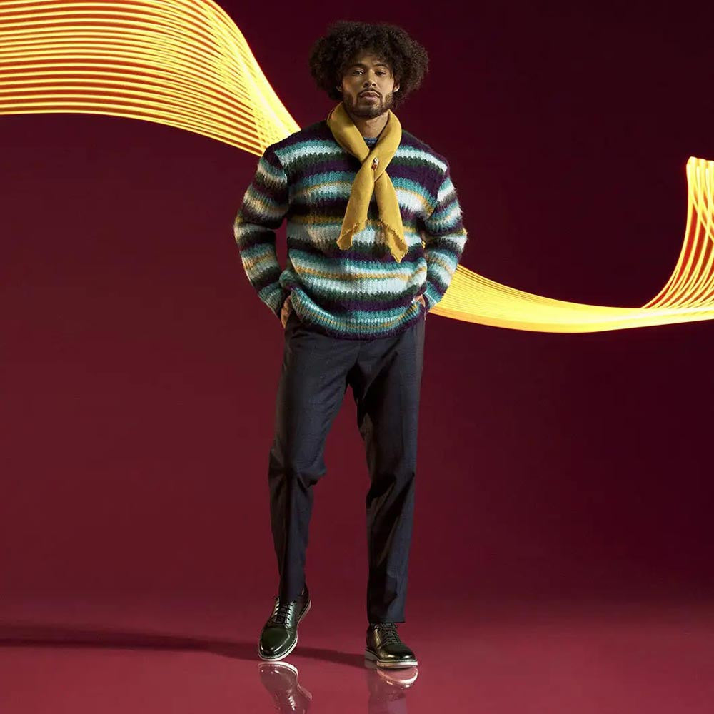 Stacy Adams Sync Plain Toe Elastic Lace Green Casual Hybrid Shoes for Men