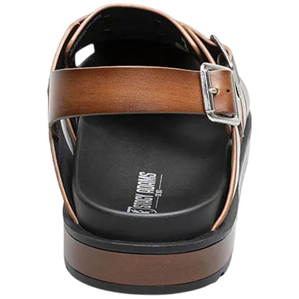 Stacy Adams Men's Largo Cognac Slingback Buckle Sandal