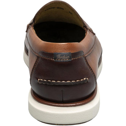 Florsheim Tropics Cognac Multi Moc Toe Venetian Slip On Shoes