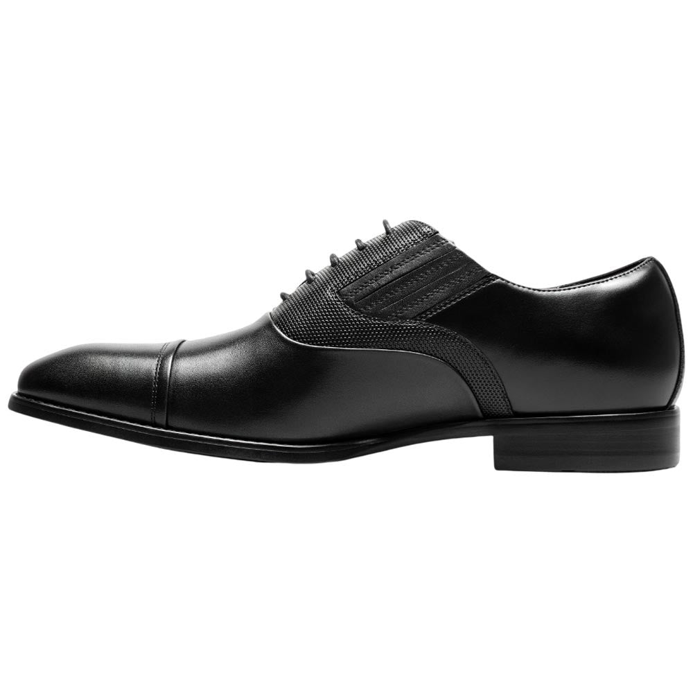 Stacy Adams Lucas Cap Toe Black Oxford Shoes for Men
