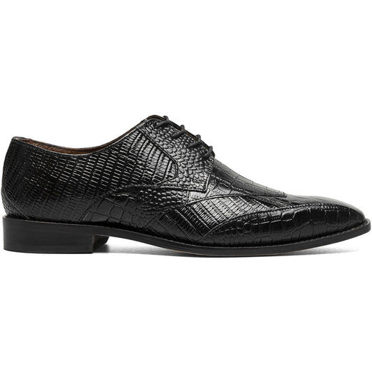 Stacy Adams Tristano Modified Bike Toe Oxford in Black