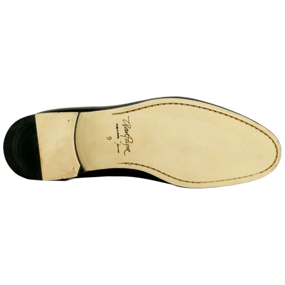 Alan Payne Primo Black Calfskin Belgian Loafer for Men