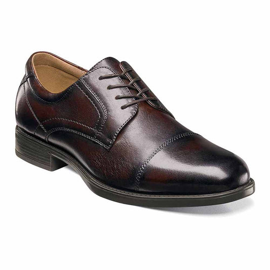 Florsheim Midtown Brown Leather Cap Toe Oxfords