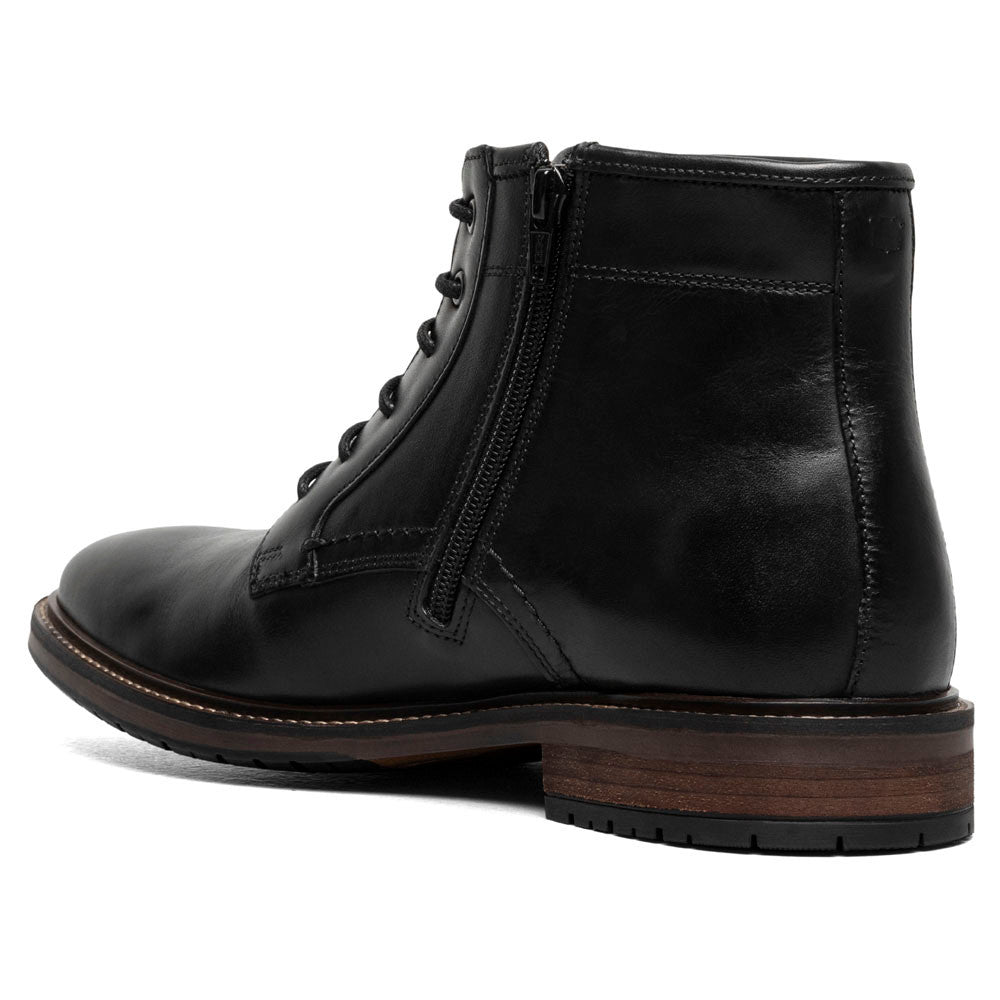 Forge Plain Toe Lace Up Boots | Florsheim Dress Boots in Black for Men