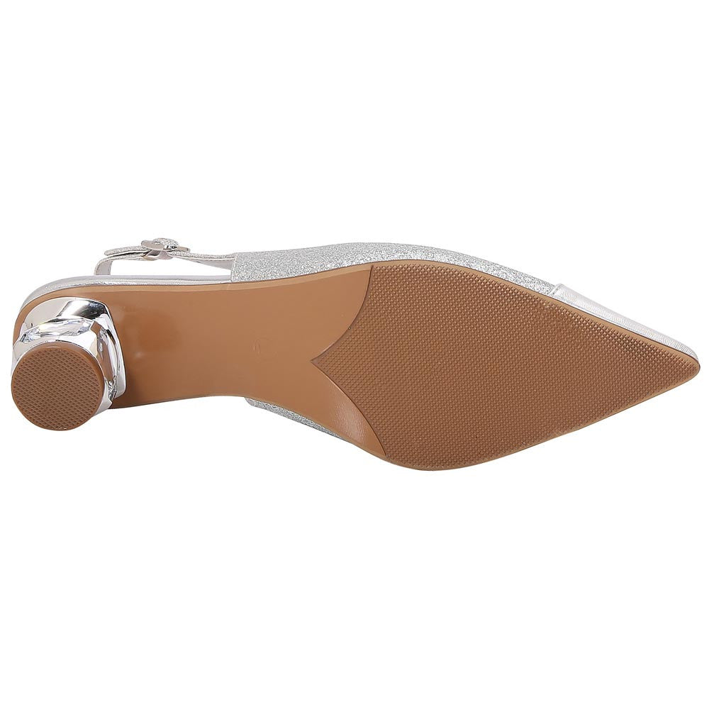 Lady Couture Saphire Pump 1.5” In Silver