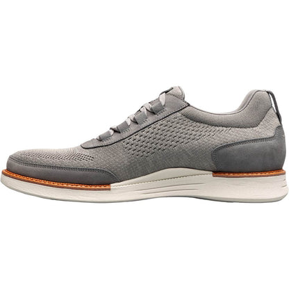Florsheim Launch Gray Knit Elastic Lace Moc Toe Slip On Men's Shoes