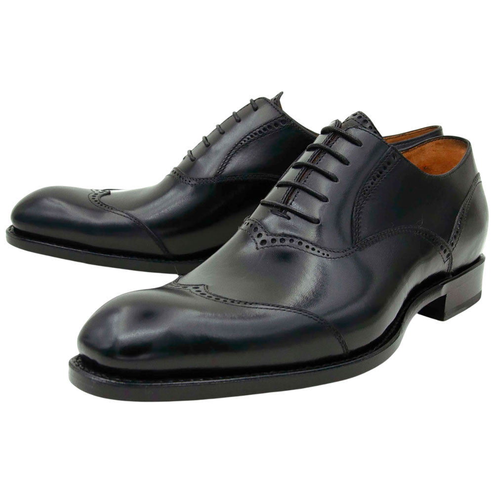 Ugo Vasare Nathan Goodyear Welt Black Oxford Dress Shoes