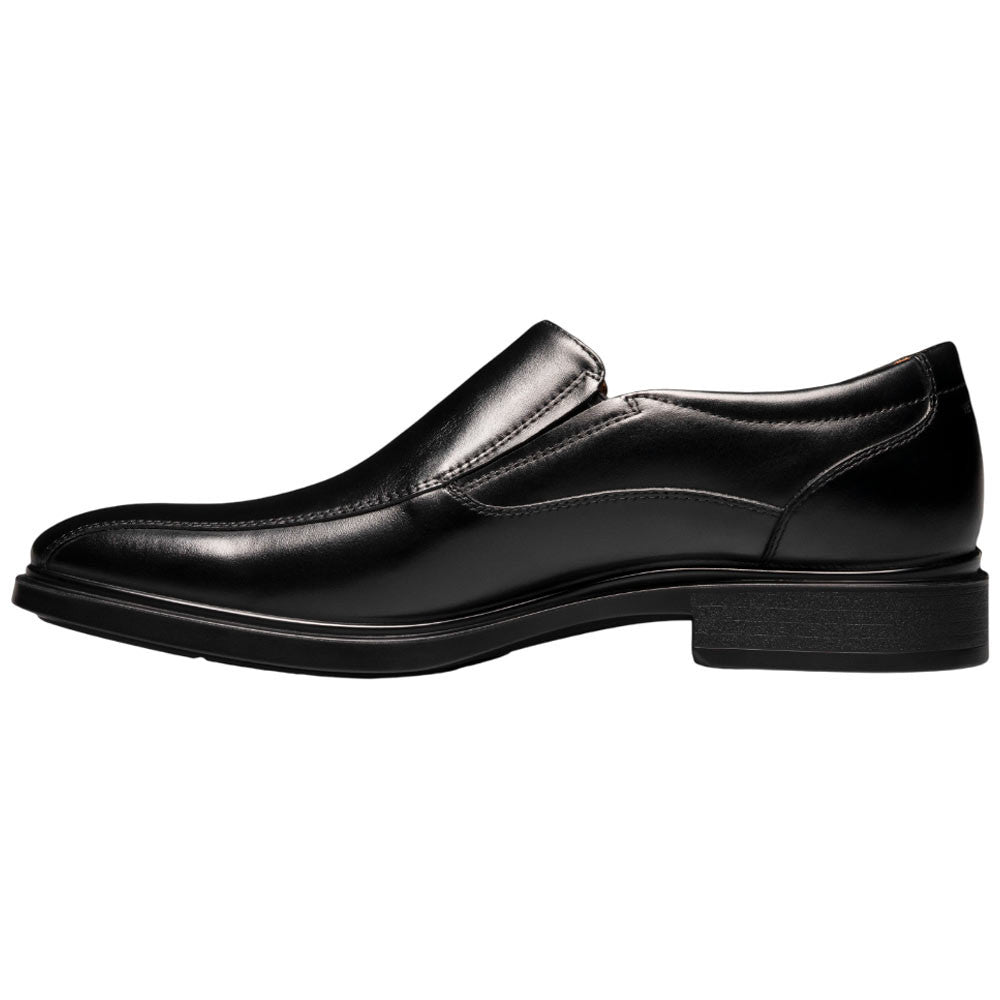 Florsheim Forecast Waterproof Bike Toe Slip-On Black Leather Loafers for Men