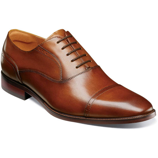 Florsheim Sorrento Cognac Cap Toe Oxford Shoes