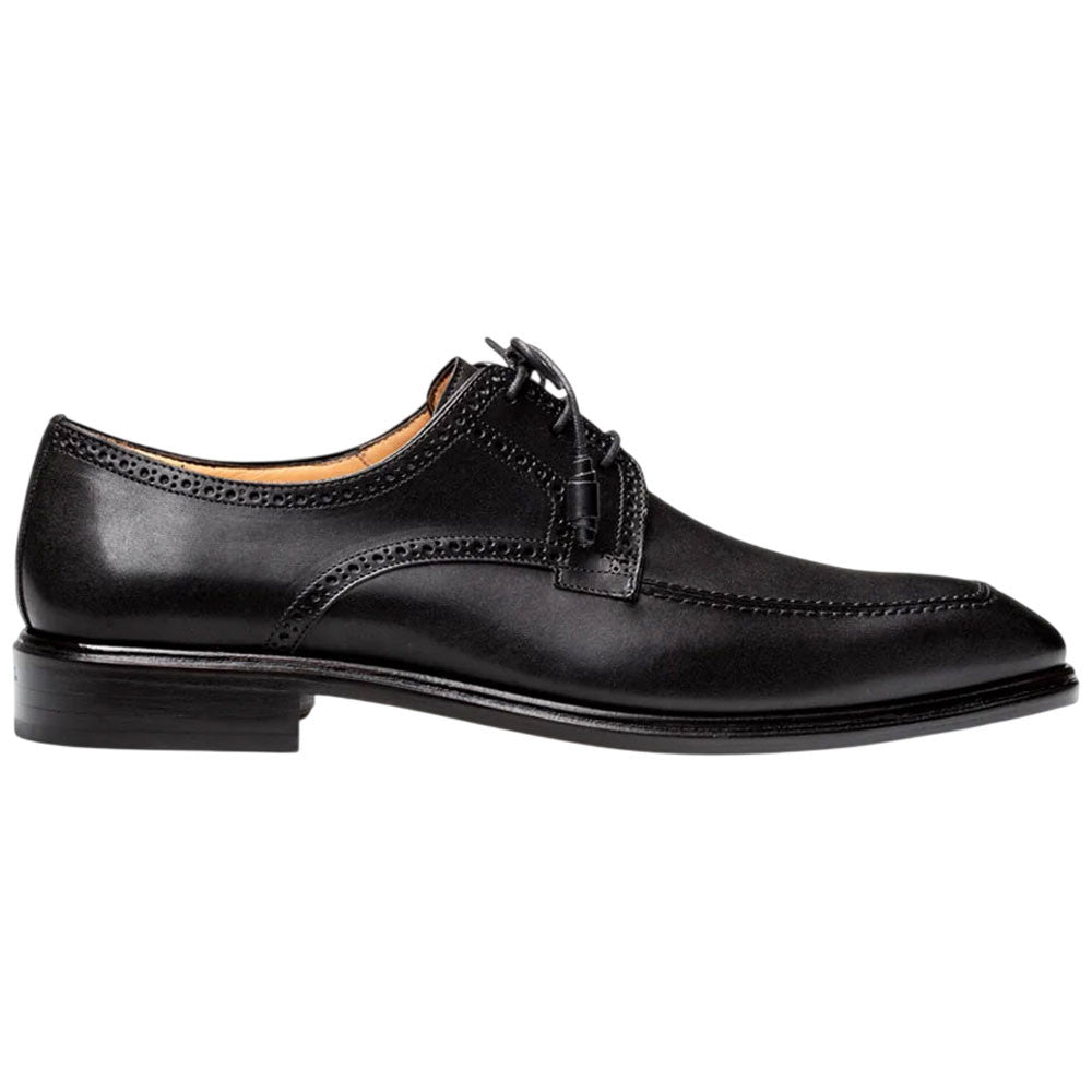 Mezlan Gigolo Blue Genuine Crocodile Monk Strap - Men's Braided Welt Exotic Dress Shoe Handmade in Spain