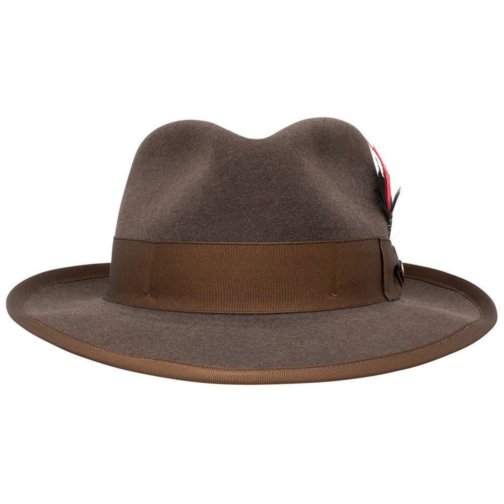 Stetson Whippet Fedora Tawny Royal Deluxe Fur Felt Hat