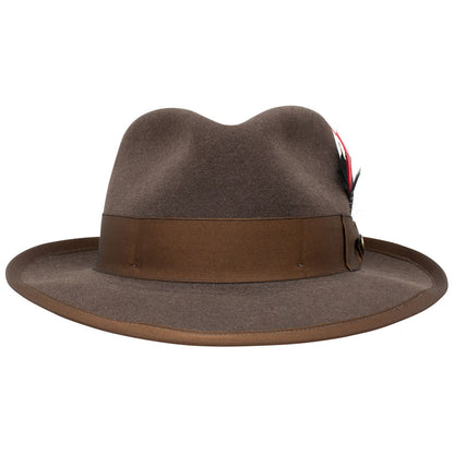Stetson Whippet Fedora Tawny Royal Deluxe Fur Felt Hat