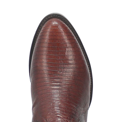 Dan Post Men’s Winston Tan Exotic Lizard Leather 13” Round Toe Cowboy Boot