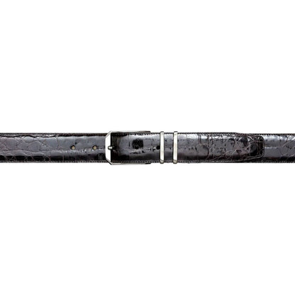 Mezlan Men's Genuine Crocodile Belt in Brown
