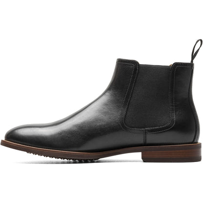 Florsheim Rucci Plain Toe Gore Black Boots