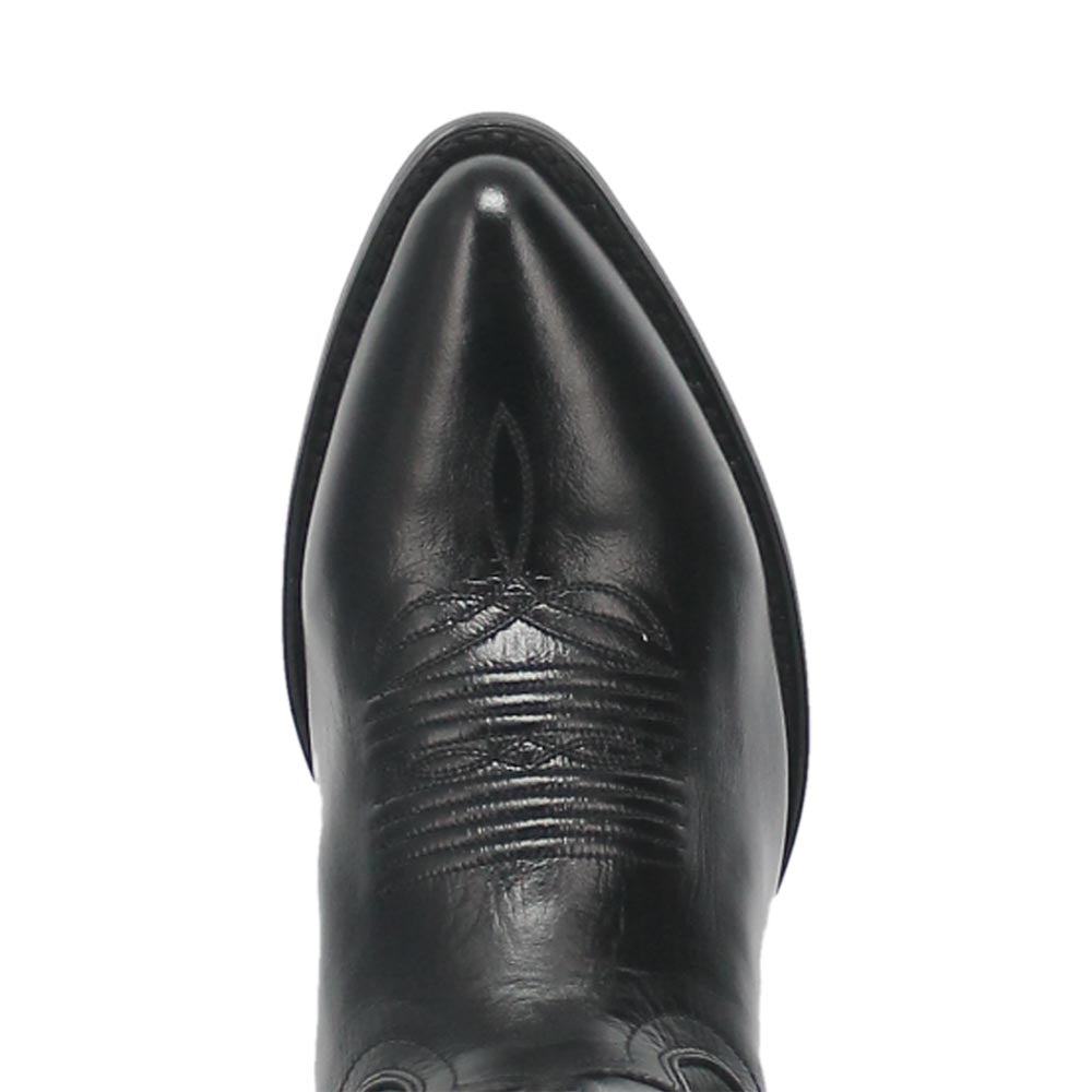 Dan Post Men’s Milwaukee 13” J Pointed Toe Black Cowboy Fine Leather Boot