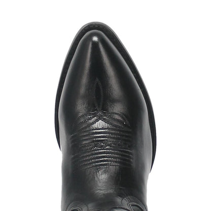Dan Post Men’s Milwaukee 13” J Pointed Toe Black Cowboy Fine Leather Boot