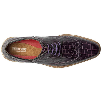 Alario Wingtip Oxford | Stacy Adams Dress Shoes in Purple for Men
