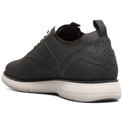 Stacy Adams Men’s Plain Toe Black Elastic Lace Up Casual Hybrid Everidge