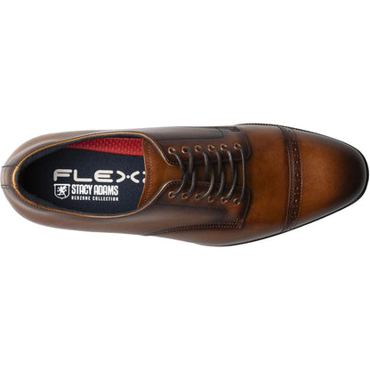 Stacy Adams William Cap Toe Oxford in Tan