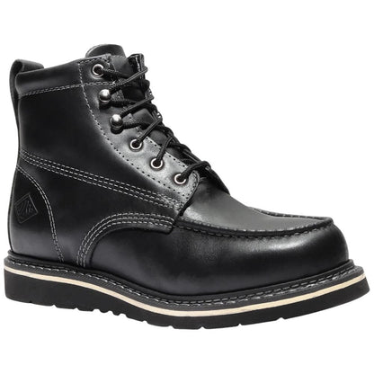 Frontier 6" Moc Toe Jet Black Bonanza Boot for Men