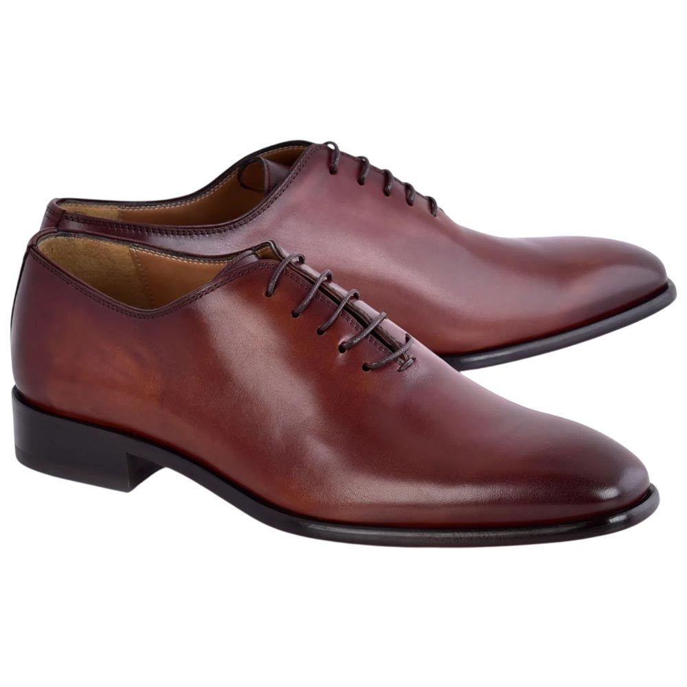 Corrente Men's Calfskin Lace-Up Oxford - Tan