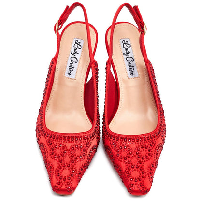 Lady Couture Lucy Pumps 2.5" Heels in Red