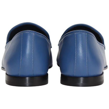 Anzio Blue/Lt. Blue Suede Dress Slip On | Duca Dress Loafers for Men
