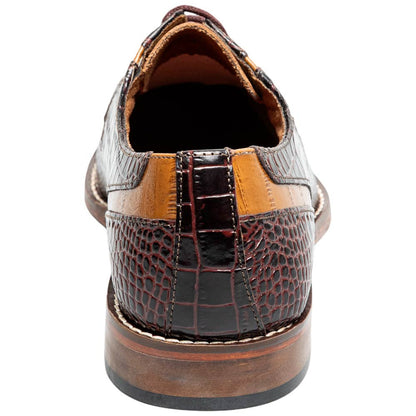 Stacy Adams Talamanco Bike Toe Oxford - Brown Multi