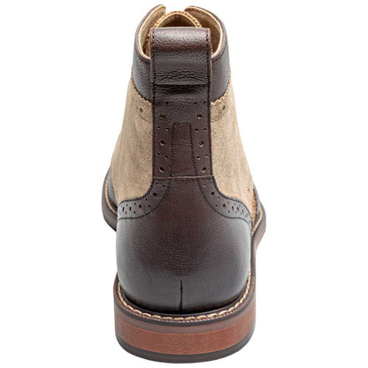 Stacy Adams Finnegan Wingtip Lace-Up Boot - Brown Tumbled