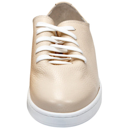 DUCA Max Latte Men's Italian Leather Luxury Sneakers