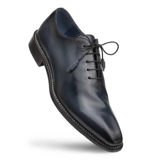 Mezlan Men's Enterprise Plain Toe Balmoral in Blue