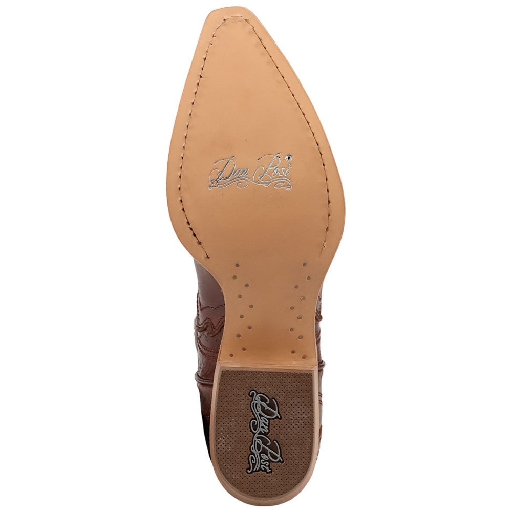 Dan Post Saffron Women's Briar Leather Western Bootie - 8" Shaft, Snip Toe
