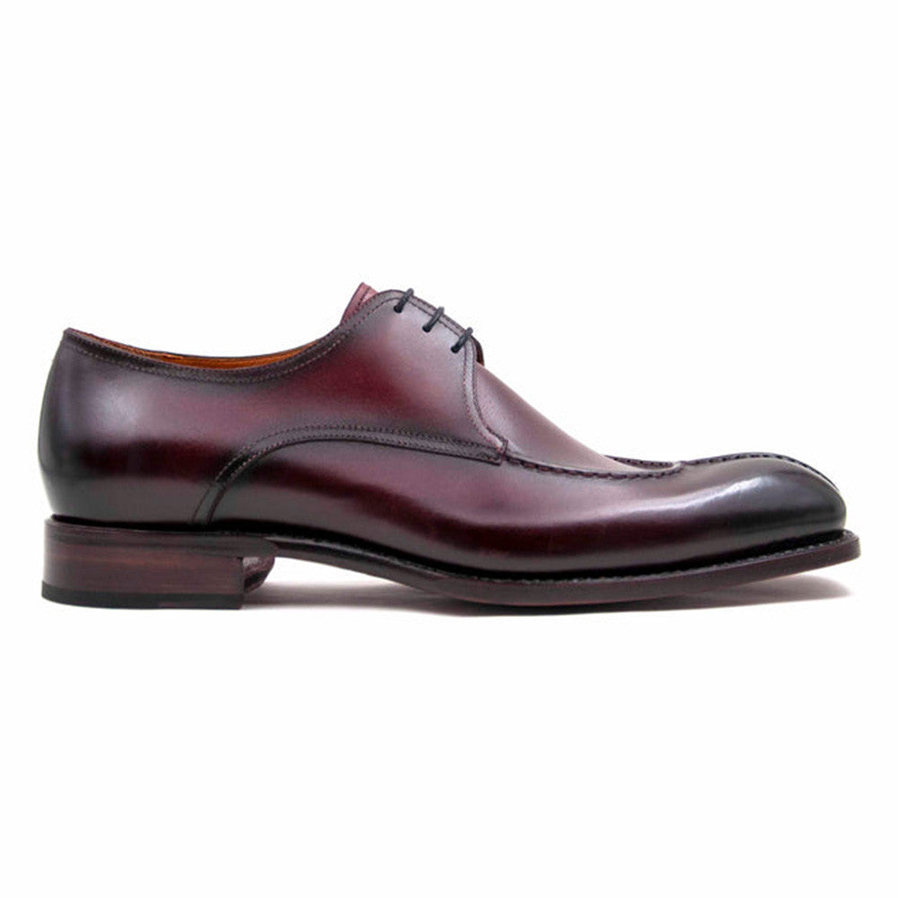 UGO VASARE Jayden Burgundy Elegant Split Toe Oxford Shoes