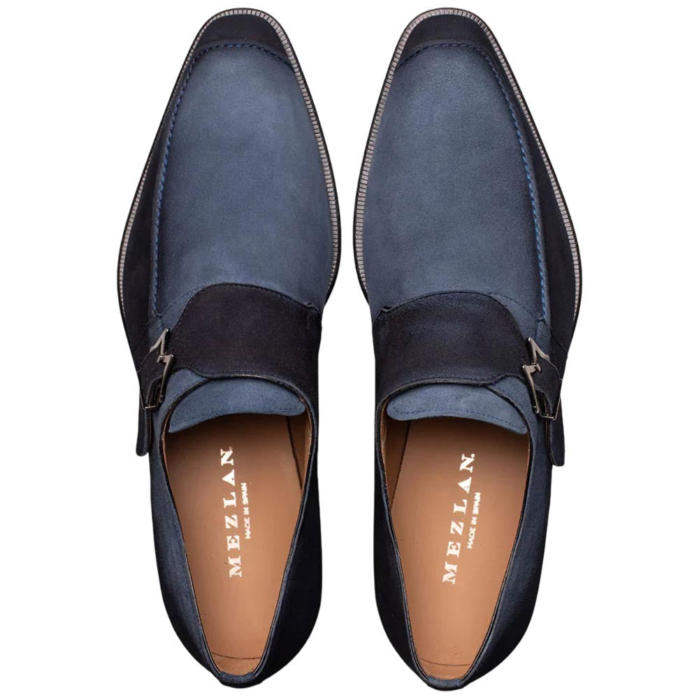 Diesel Burnished Suede Royal Monk Strap | Mezlan Dress Shoes for Men