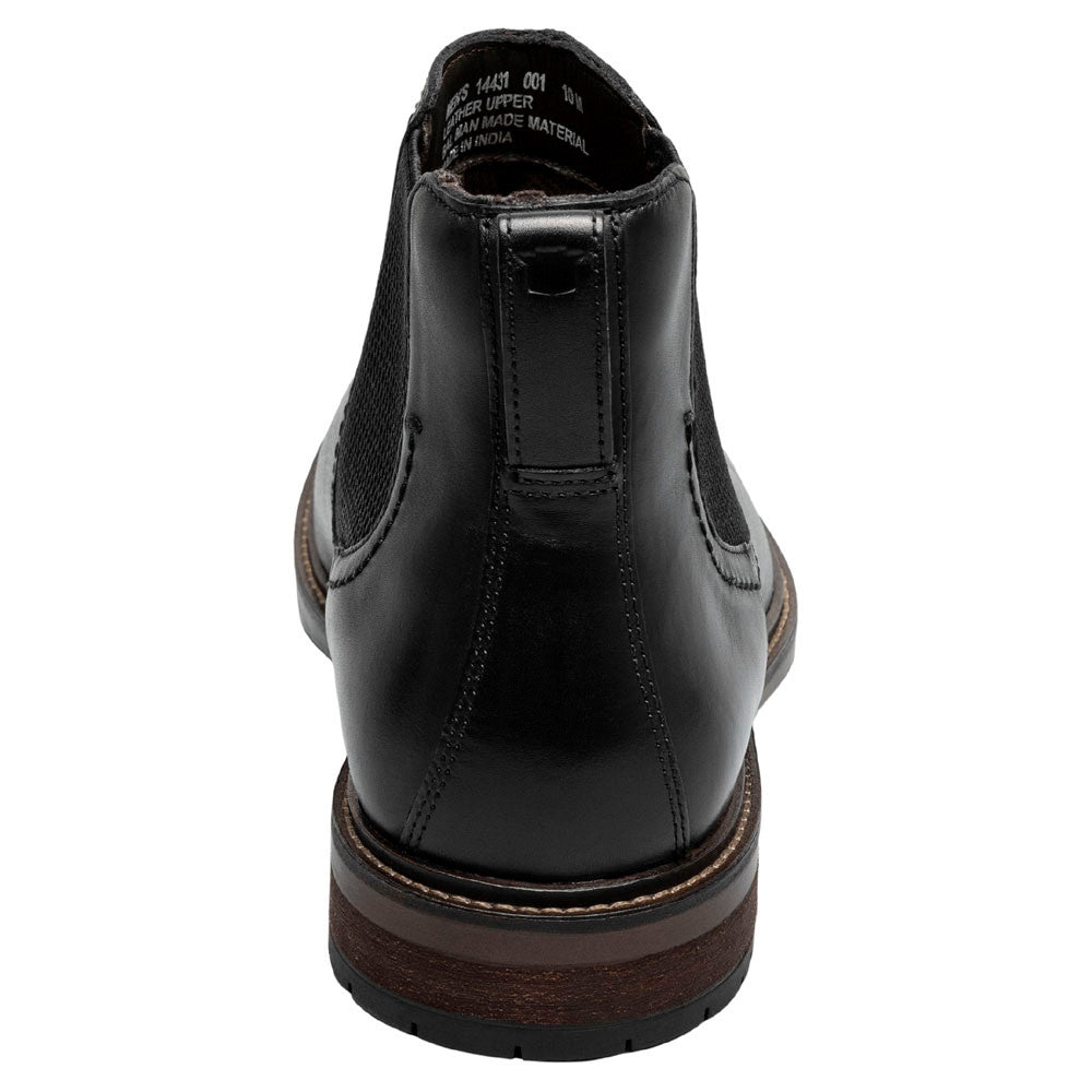 Florsheim Forge Black Smooth Leather Plain Toe Gore Chukka Boots (USA Men Size)